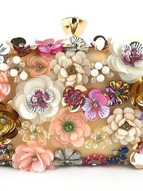 Yellow Garden clutch- statement piece, so gorgeous!